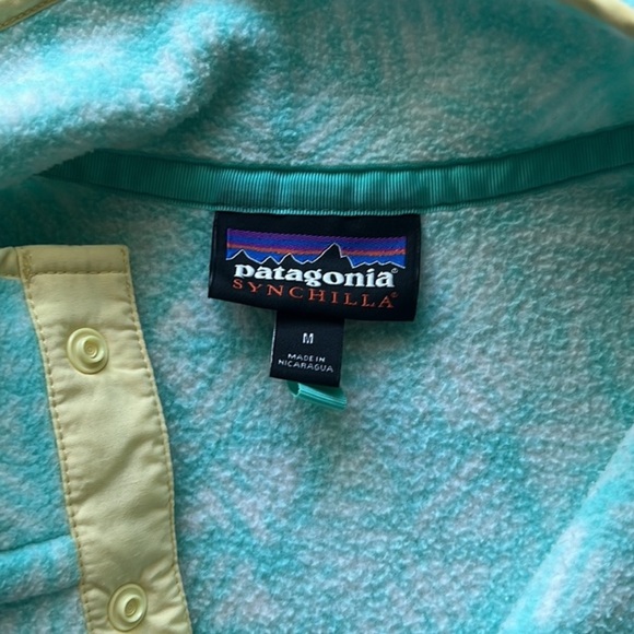 Patagonia Lightweight Synchilla Snap-T Fleece Pullover Batik Hex Medium - Picture 2 of 5